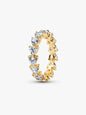 Anillo Corazones Transparentes