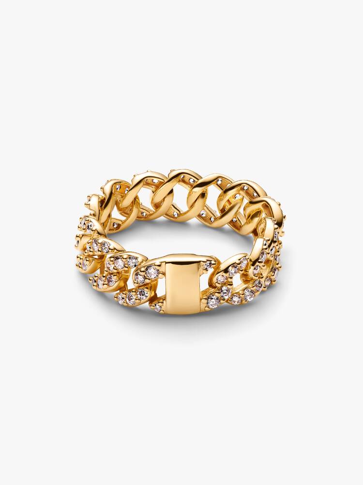 anillo cubano en pave