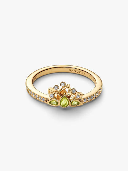 anillo tiara princesa tiana de disney
