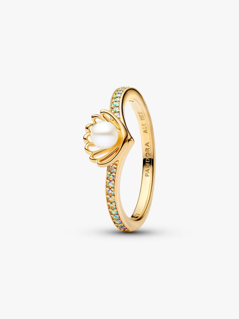 anillo concha princesa ariel