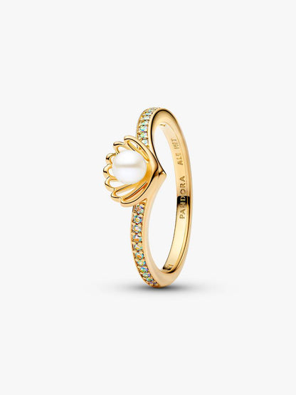anillo concha princesa ariel