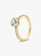 Anillo Corona Brillante Transparente
