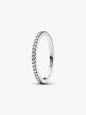 anillo plateado