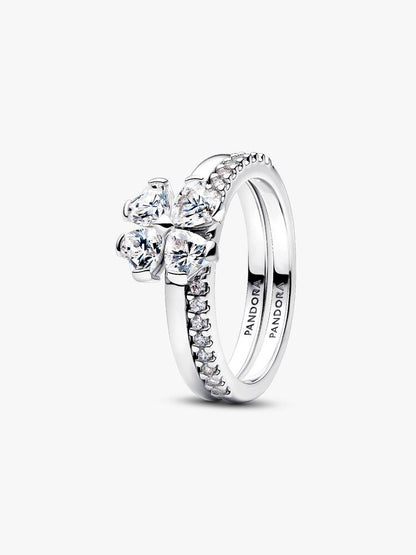 anillo divisible trevol de la suerte