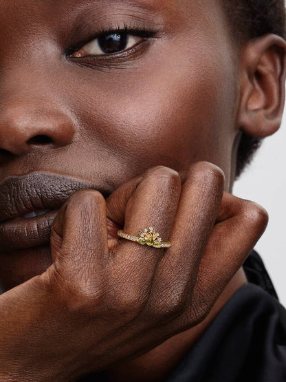 anillo tiara princesa tiana de disney