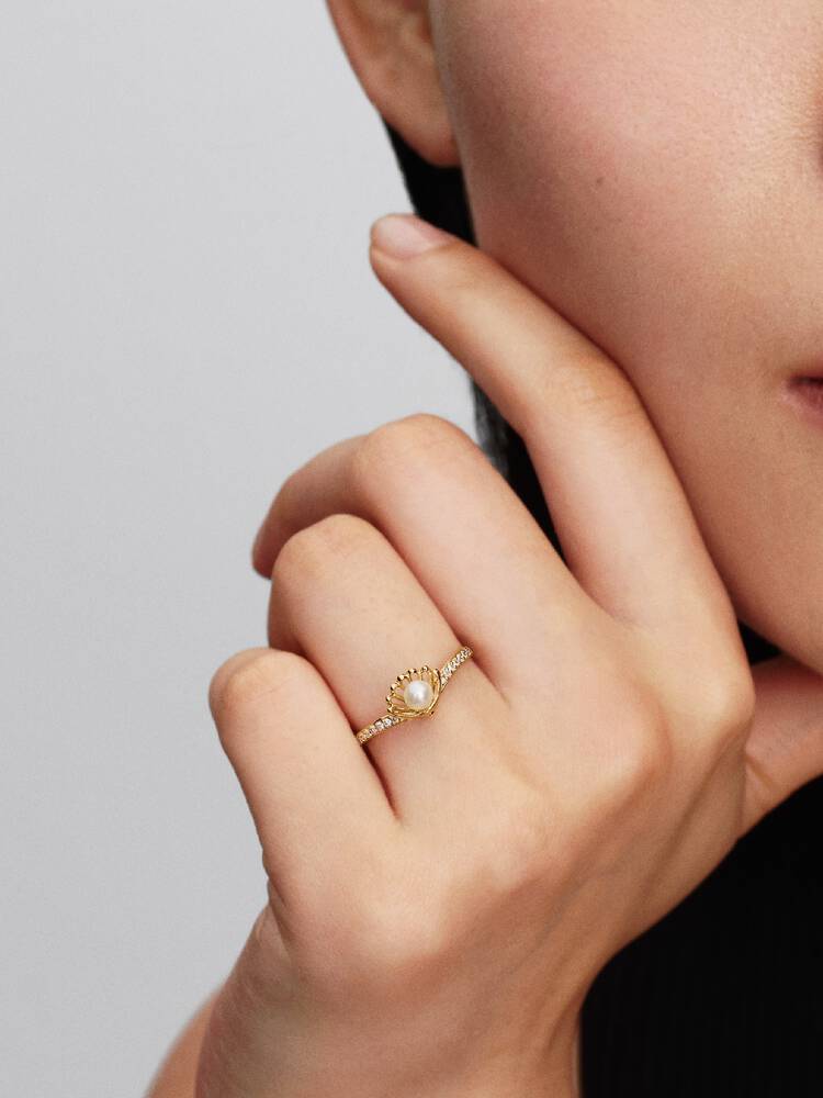 anillo concha princesa ariel