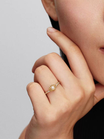 anillo concha princesa ariel