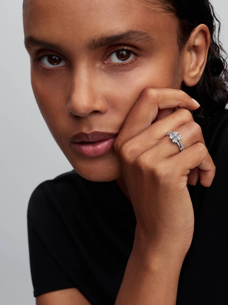 anillo divisible trevol de la suerte