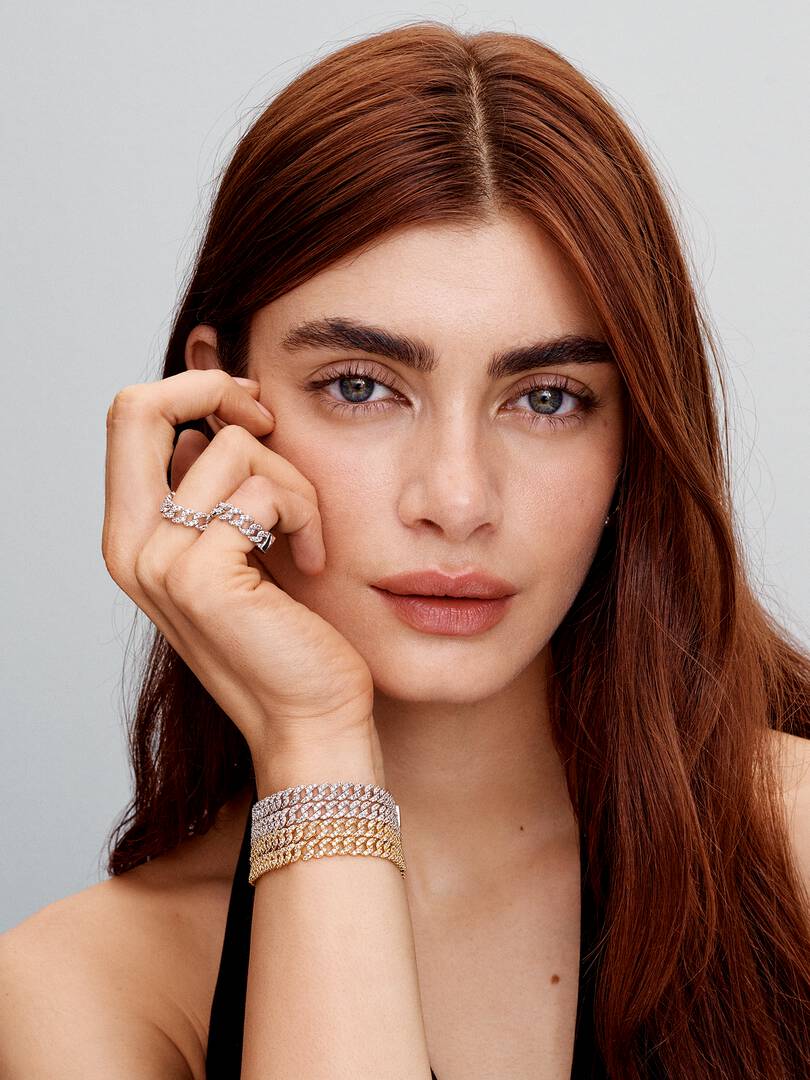 anillo cubano en pave
