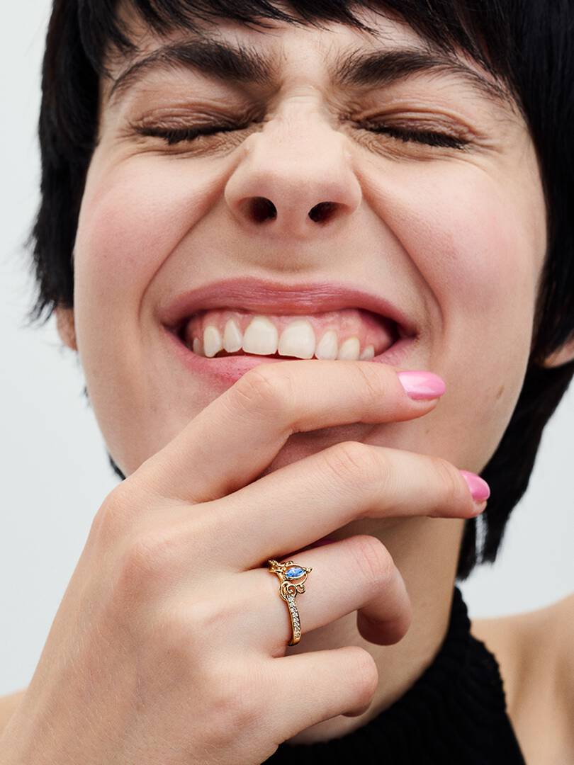 anillo carroza de la cenicienta de disney