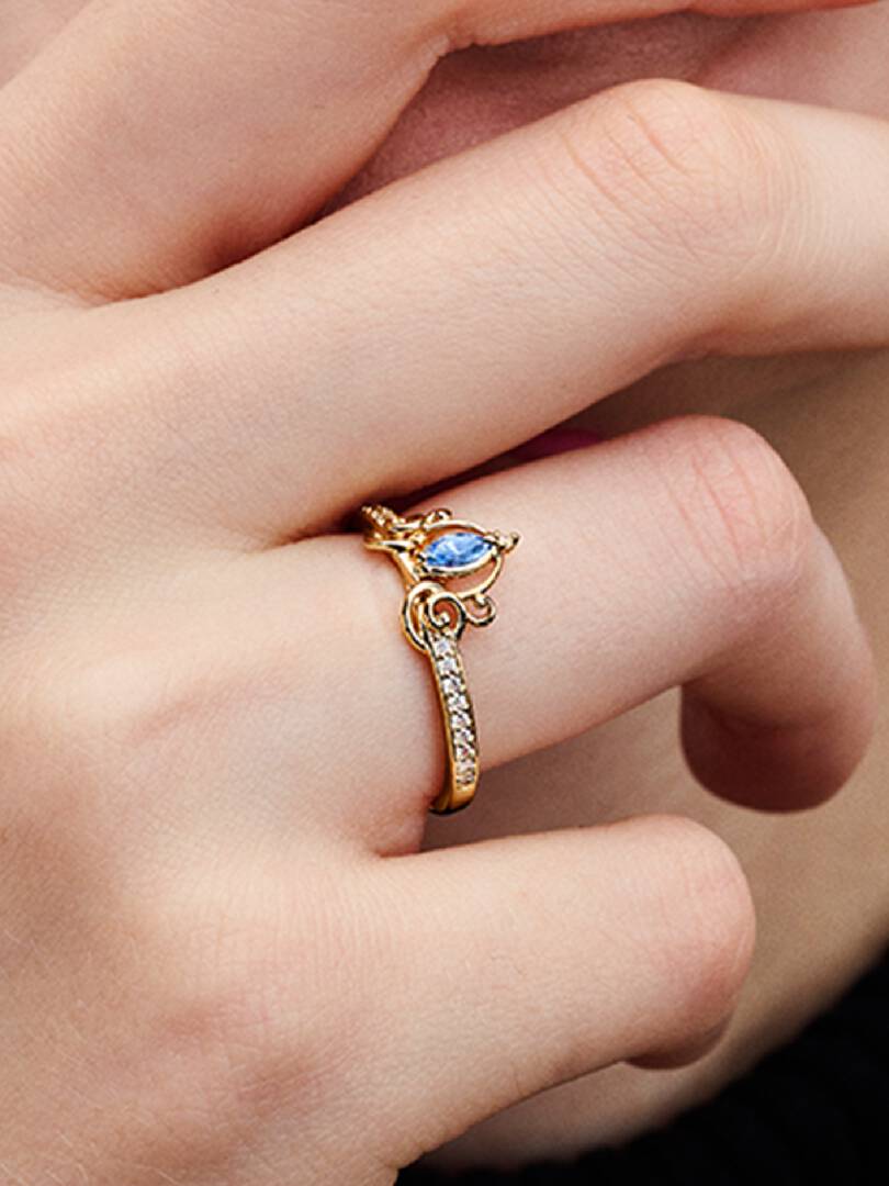 anillo carroza de la cenicienta de disney